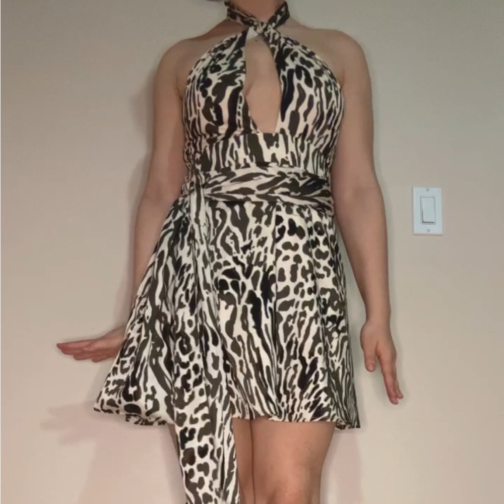 Banana Republic zebra dress NEW